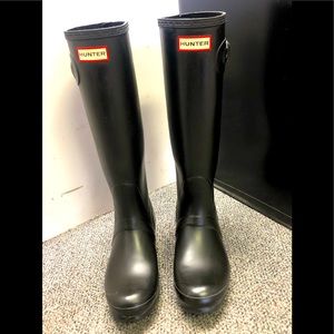 Hunter Tall Matte Wellies BlackRain Boot